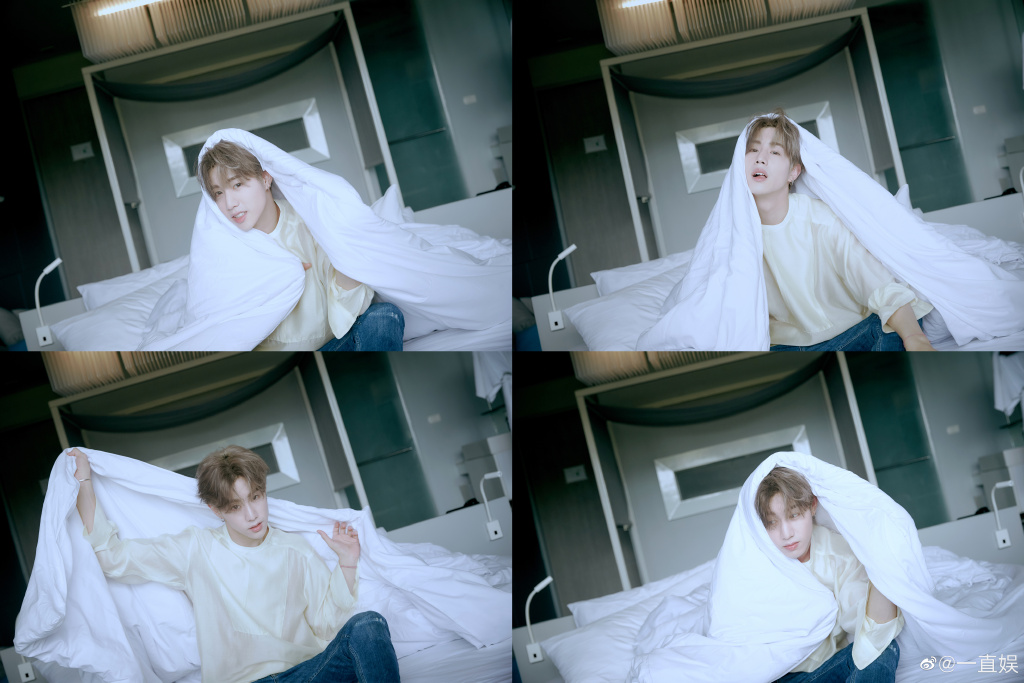 恩恩哥哥可爱四连拍 眼睛里是装有星星吧