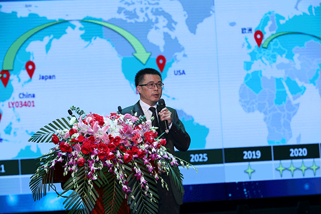 绿叶制药集团总裁杨荣兵先生带领绿叶制药管理团队代表