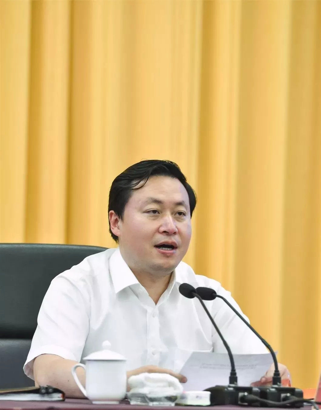 会上,乐山市委副书记,市长张彤发表讲话.