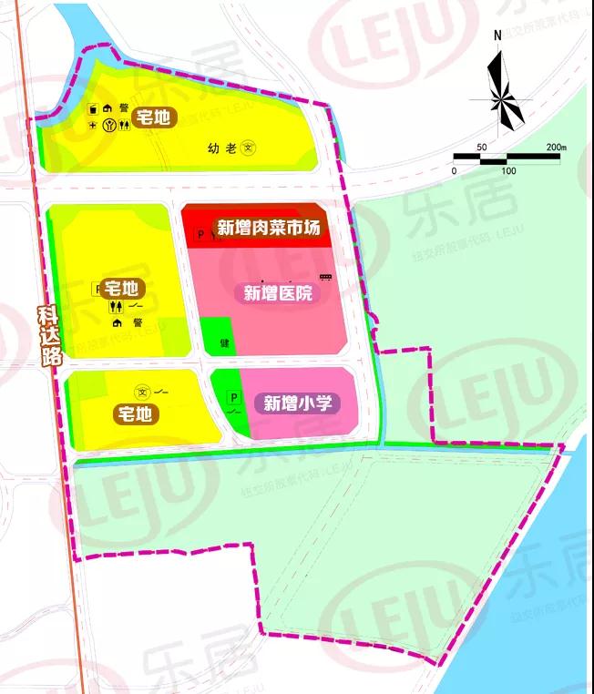 新增3宅地医院小学三山新城东部最新规划过条河到广州