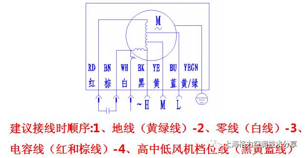 空调电源线接法图示图片