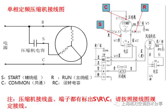 格力3匹柜机380V接线图图片