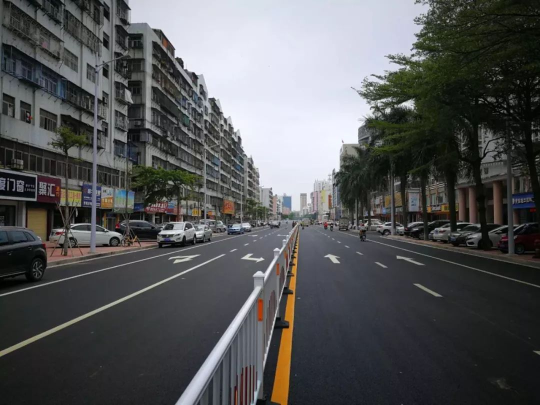 珠池路庐山路嵩山路华山北路东厦北路金新北路路段车行道已试通车