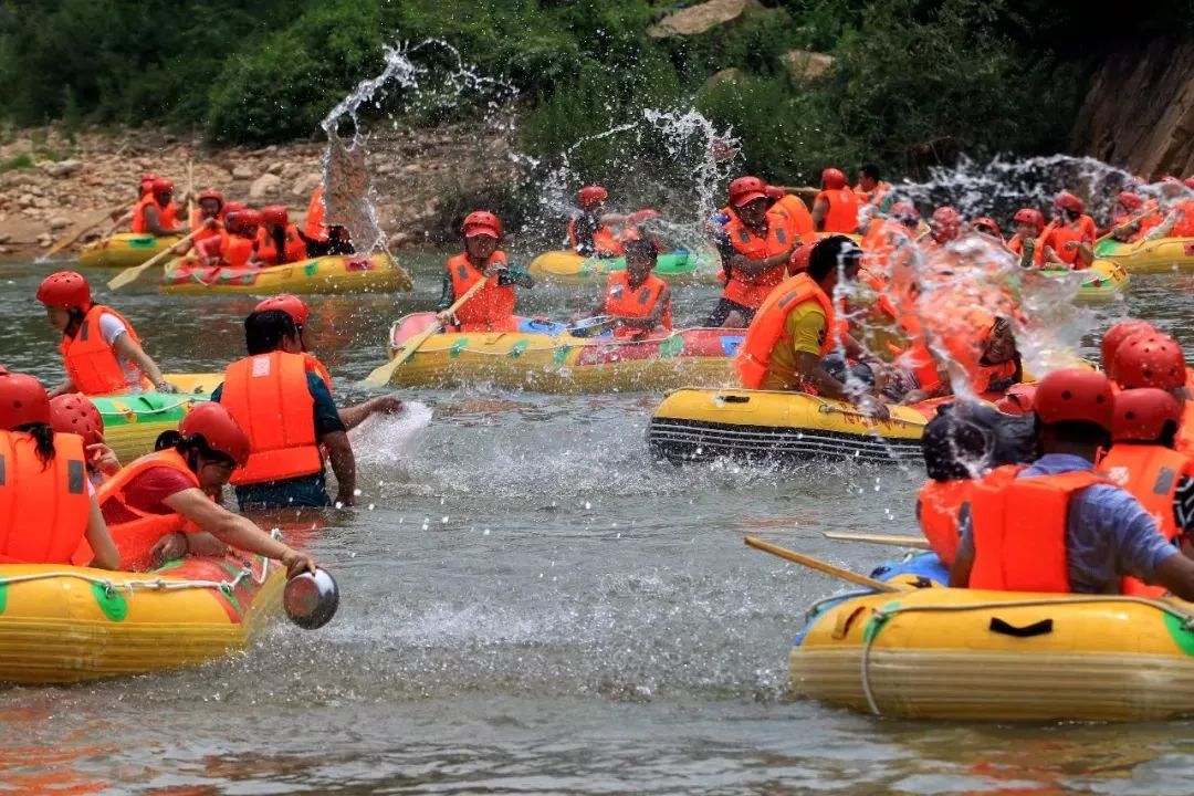 "8a"景区,清凉中原,西泰山景区联袂恐龙谷漂流给你劲爽一"夏"!