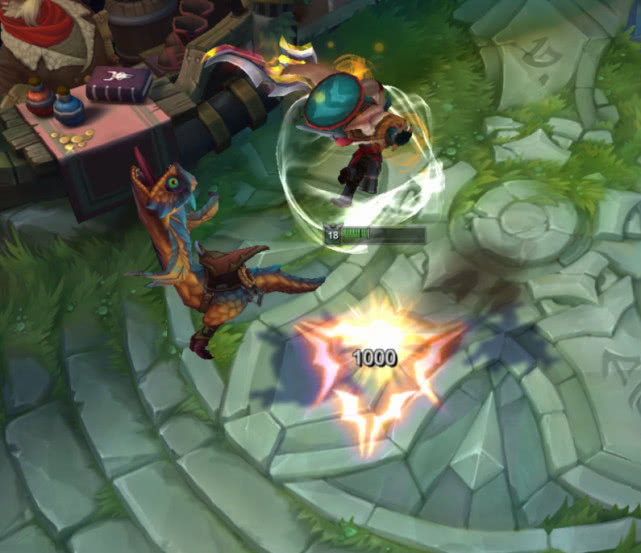 其次就是克烈的被动,这是拳头给他的一个特殊福利,如同妖姬被动分身一