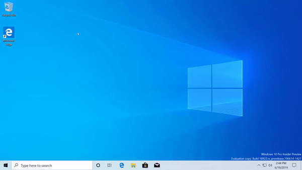 Win10 Build 18922 Cortana已分离搜索功能