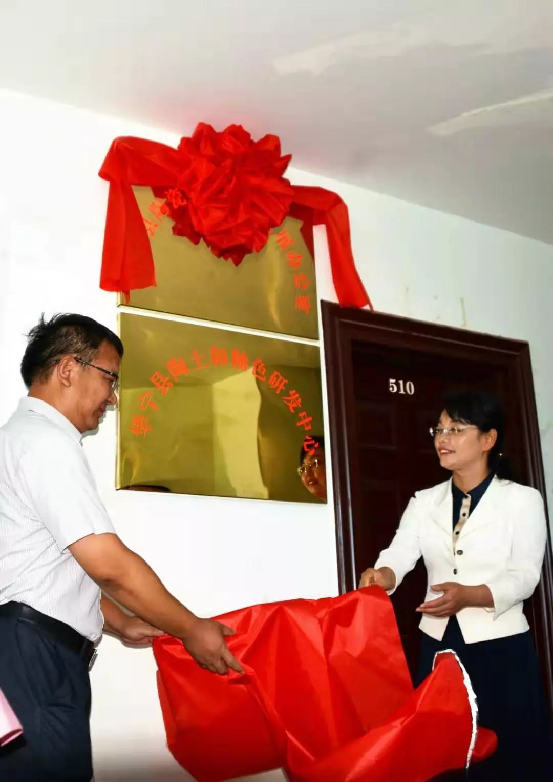 华宁县陶瓷文化产业发展办公室华宁县陶土和釉色研发中心正式挂牌成立