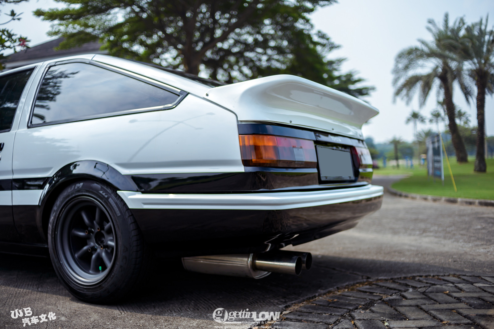 情怀贴!熊猫色的toyota ae86 sprinter trueno