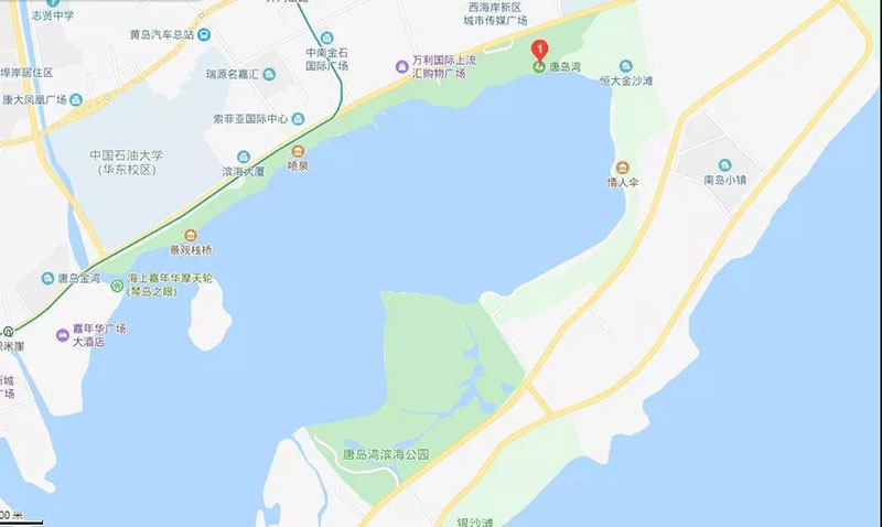 唐岛湾整体分为北岸及南岸,北岸主要以生态休闲为主,而南岸北与生态
