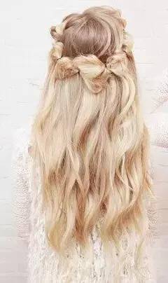 时尚公主花环编发还有什么发型比它更能博眼球