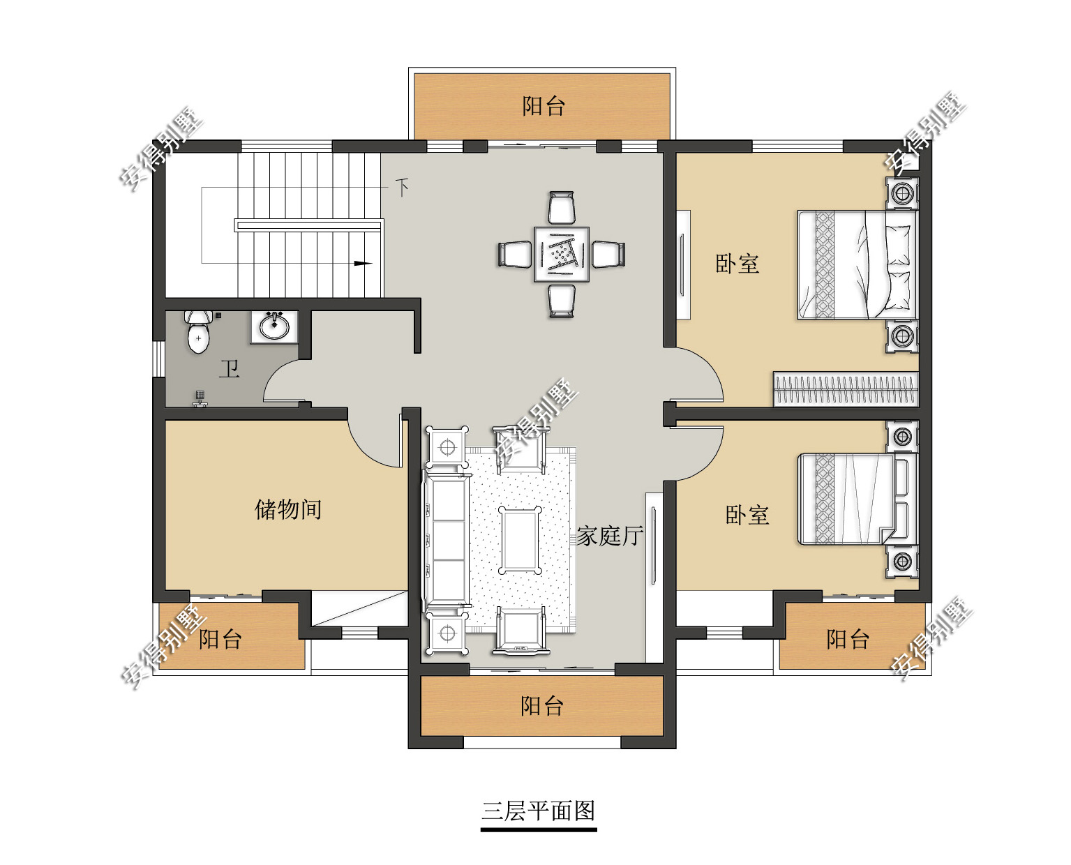 8款新中式别墅设计,农村建房选图纸.