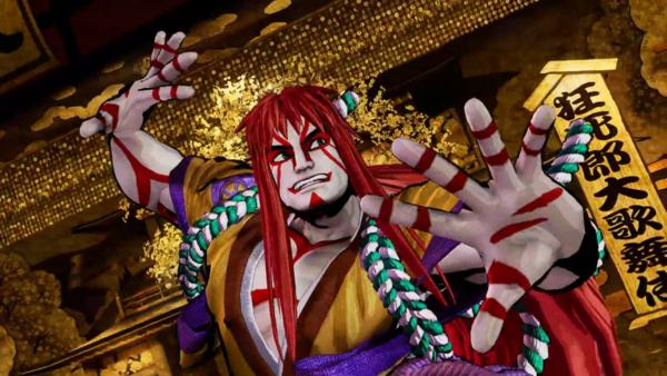 《侍魂 晓》千两狂死郎角色预告 追求极致艺术的歌舞伎