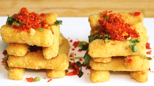 厨师长教你香酥山药的做法学会这2个决窍山药酥脆可口太解馋