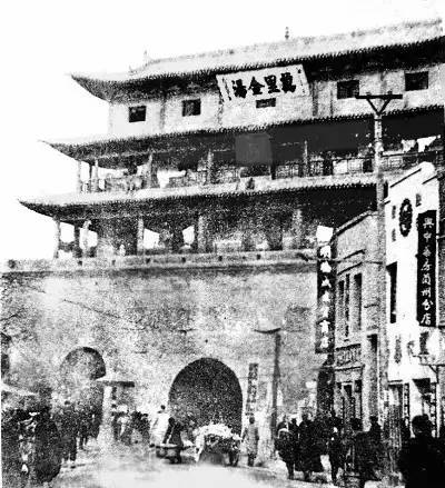 杭州鼓楼老照片图片
