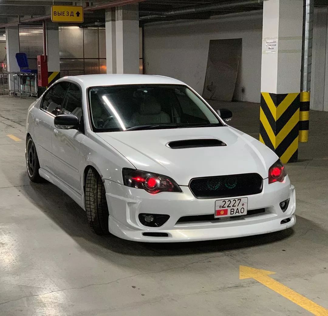 百公里油耗 20 的斯巴鲁力狮,改装成红眼狮子后,简直帅气逼人!