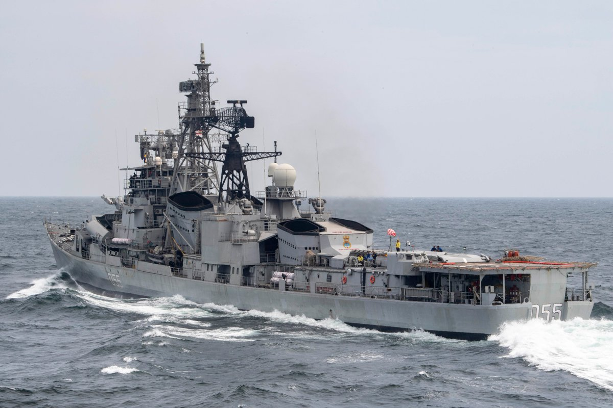 原创印度海军缺少驱逐舰!这款采用苏联技术的"老家伙"服役近40年