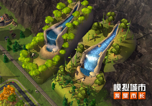 以养眼的绿色为基调,为玩家们刻画了大熊猫们赖以生存的山谷和竹园