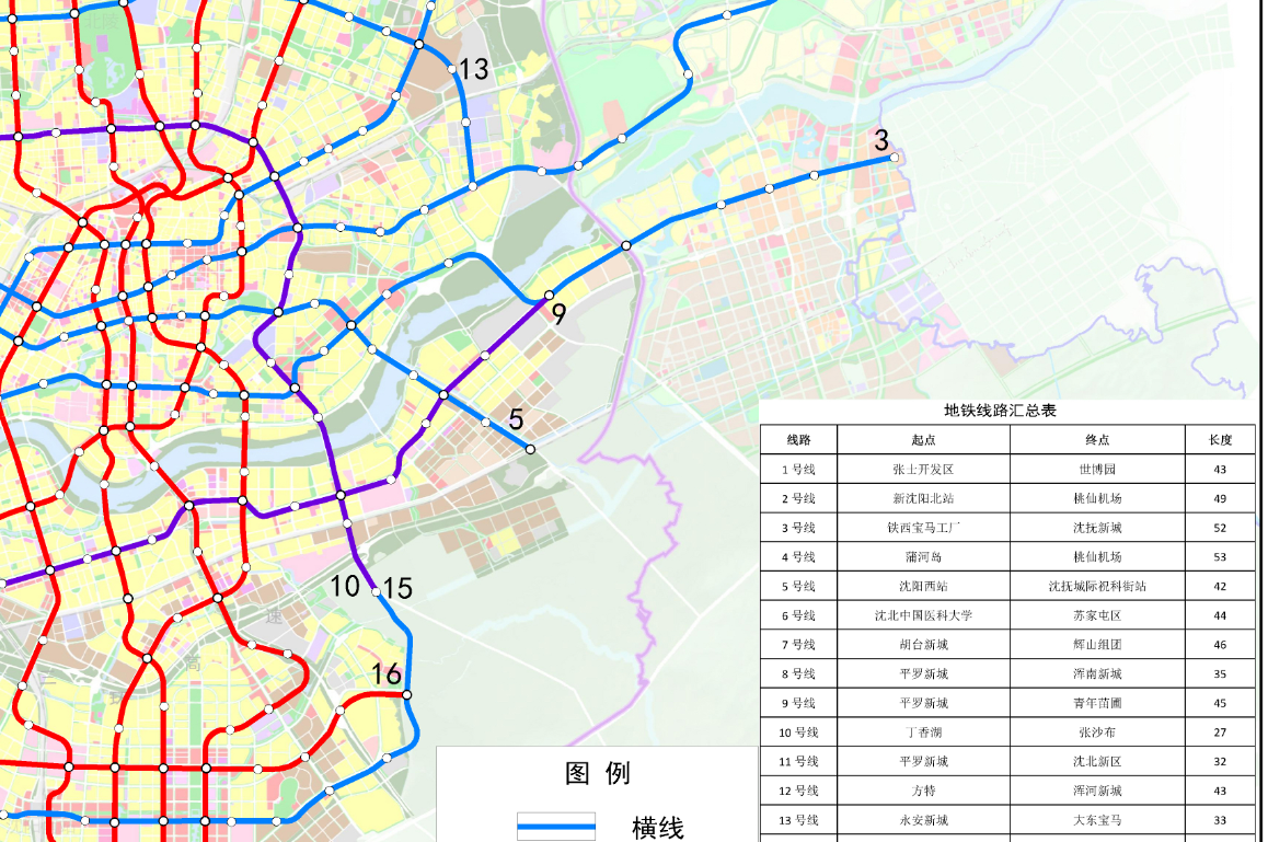 沈阳地铁9号线线路图图片