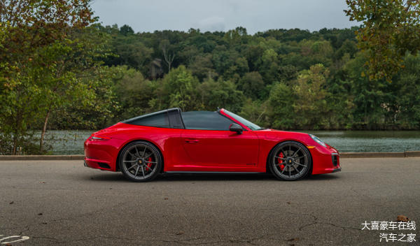 大紅色保時捷911targa4gt車家號發現車生活汽車之家