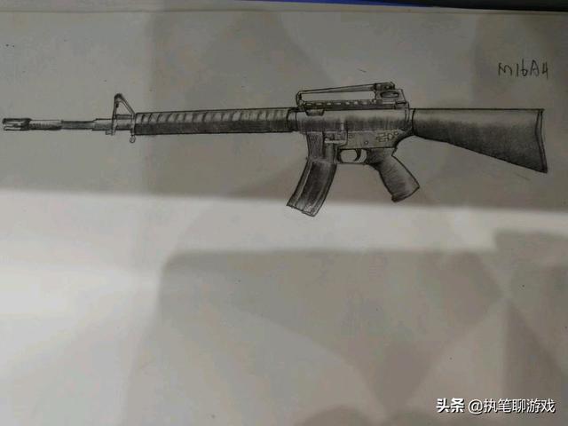 M416素描初学者图片