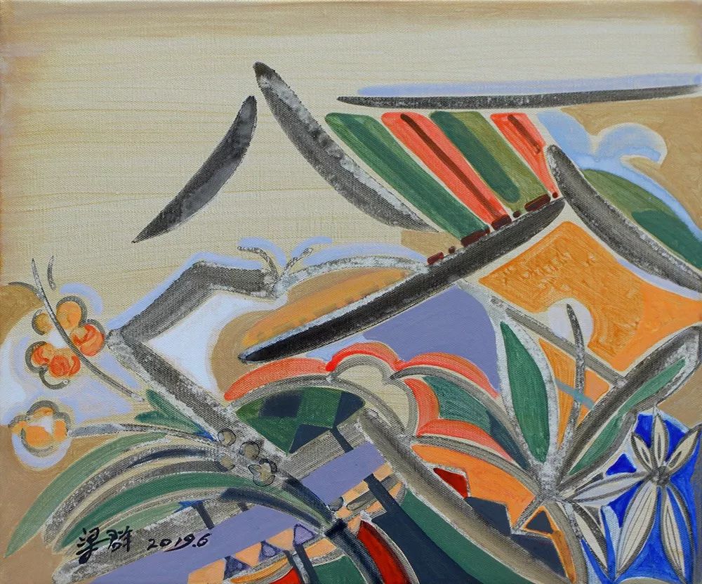 "夏至-当代艺术展":梁群 | 春有百花