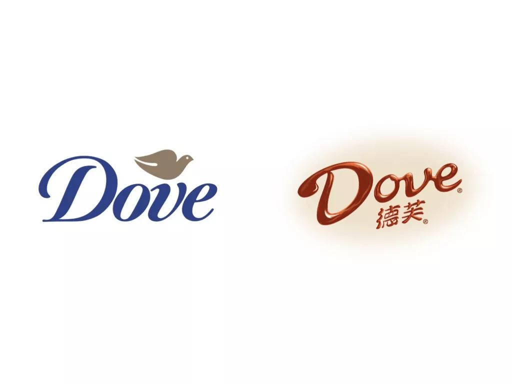 因为它们注册的不是同一类商品,德芙是玛氏食品公司旗下的巧克力品牌