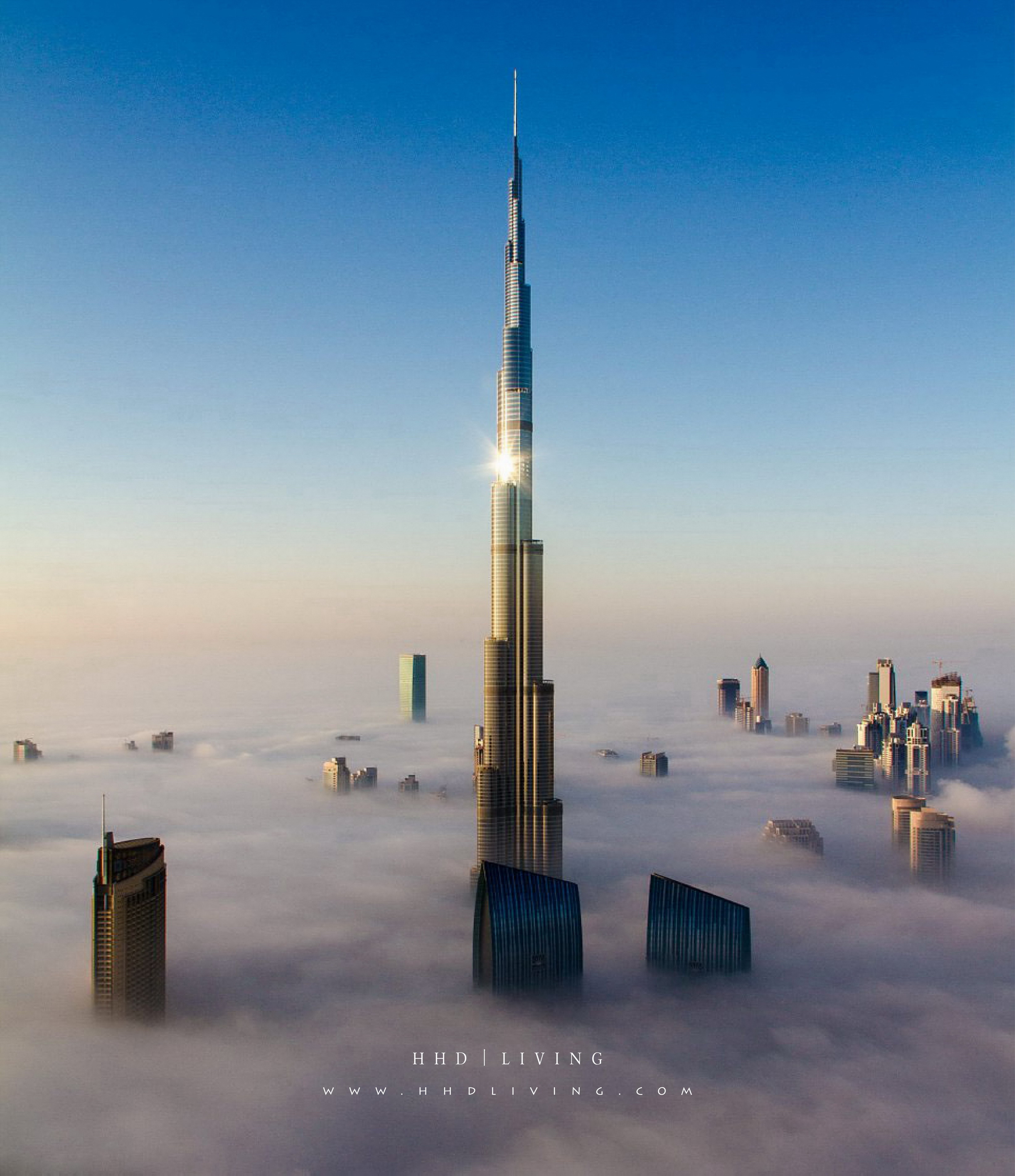 迪拜设想550米高环形“城市”，围绕世界最高楼哈利法塔-数艺网