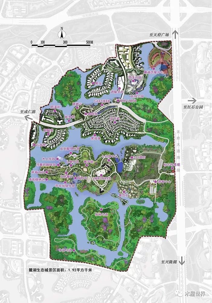 ▼平面图▼立面/剖面图▼建筑师:hc 2 studio 地址:天府大道,成都