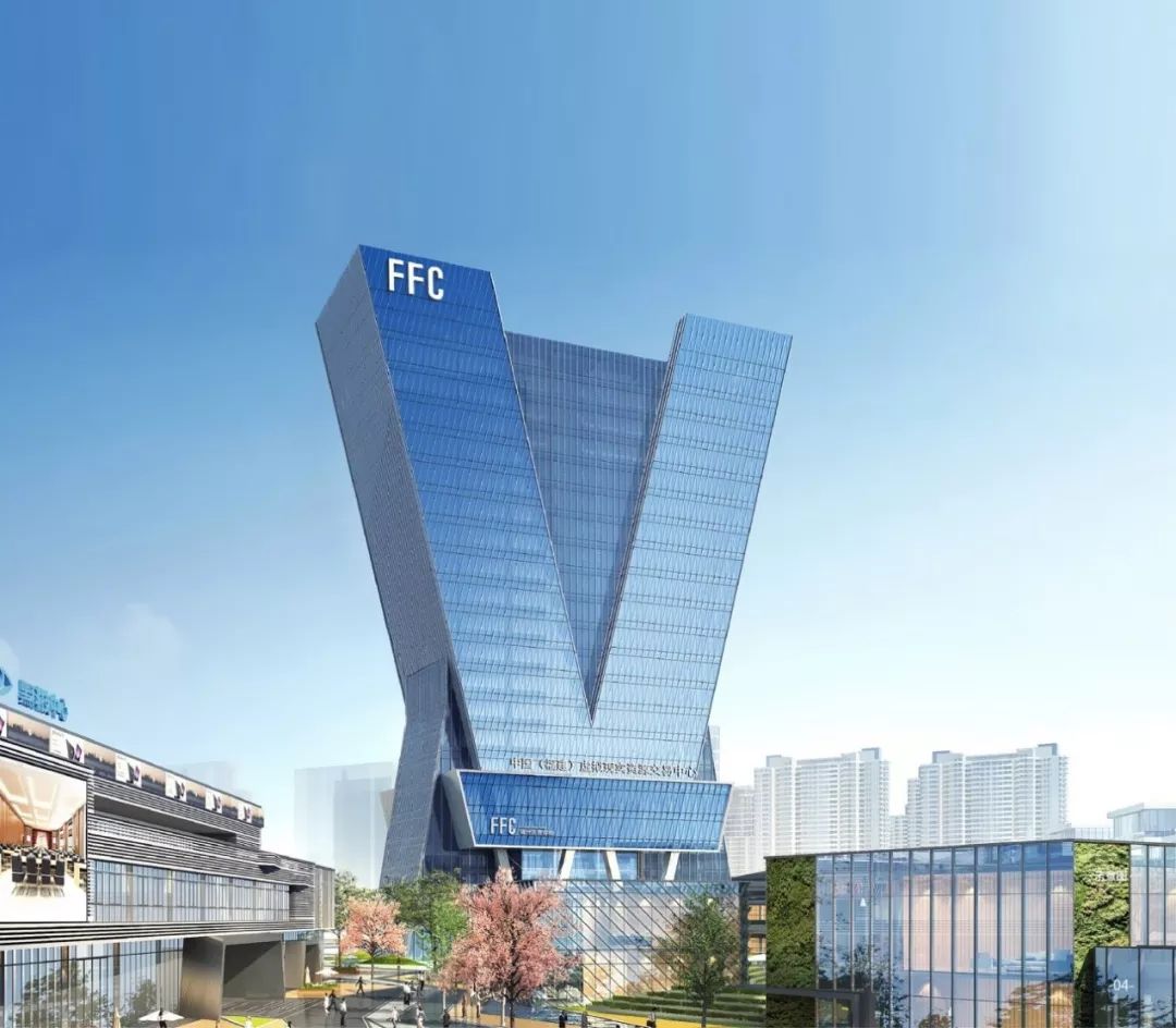 ffc福州未来中心效果图△数字河谷广场效果图