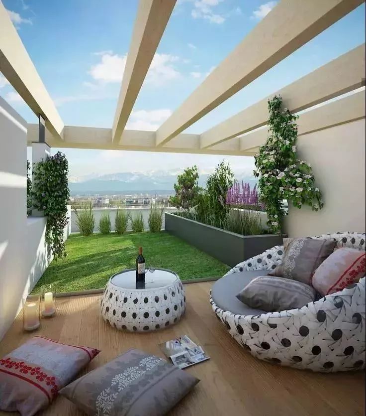 露台这样利用,让你的纠结之心得到释放!_植物