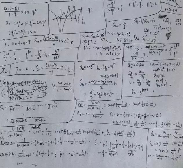 学霸整齐的草稿纸图片,数学草稿纸图片,学霸草稿纸_大山谷图库