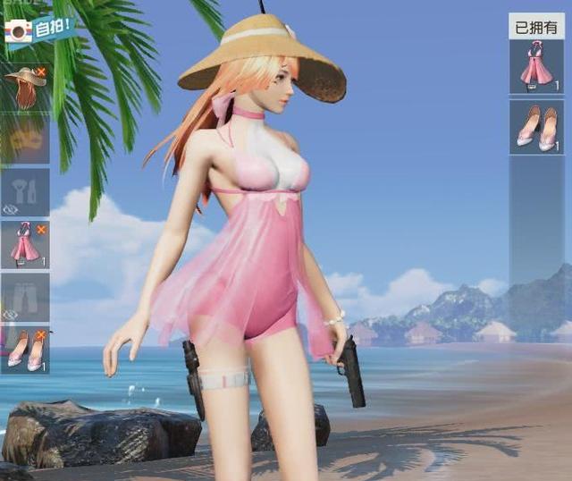 炎炎夏日,她们把吃鸡战场玩成了维秘t台!一群大叔萌妹?