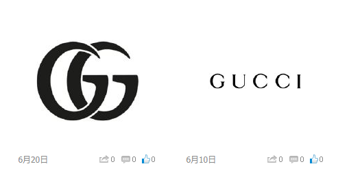 是比较高的gucci更多使用的是纯字体logo而双g元素则主要体现在产