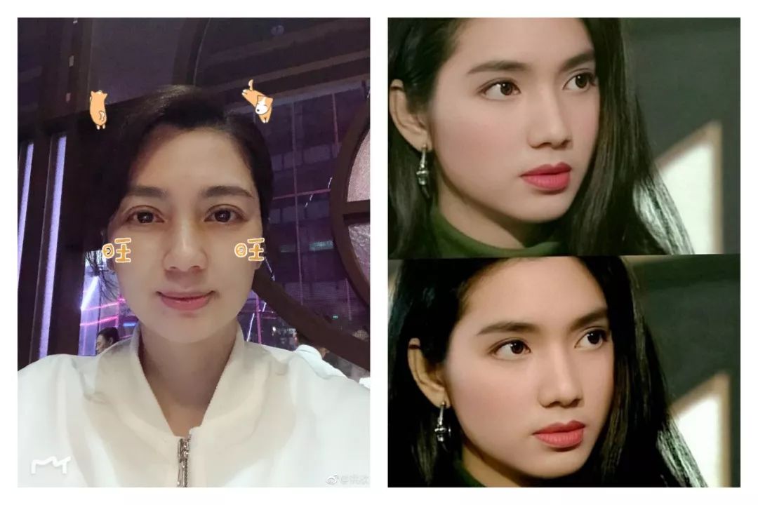 港星们的皮肤看上去都超级好,零毛孔无瑕疵的雾面哑光妆效.