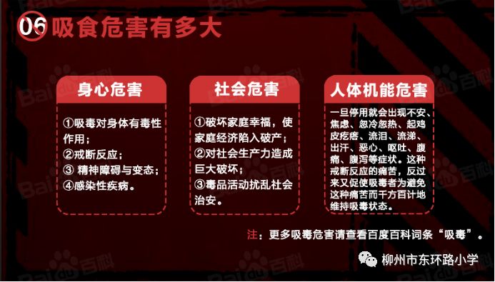 破坏正常的社会和经济秩序(1)毒品严重危害人的身心健康;毒品的危害