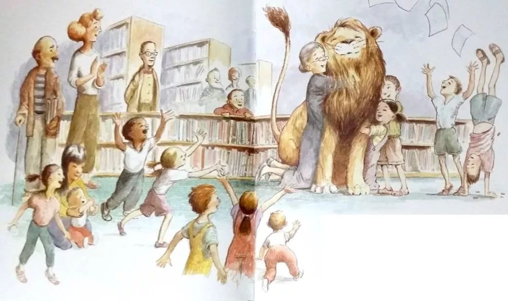 绘本故事图书馆的狮子
