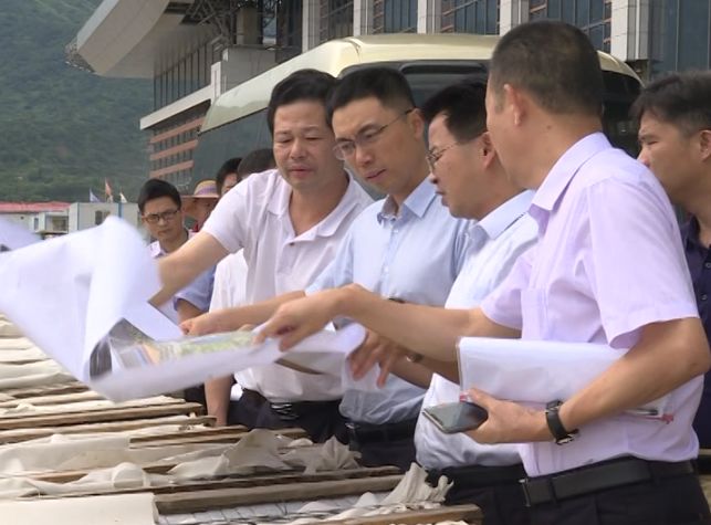 吴泽桐到我县调研梅汕高铁和交通项目建设情况