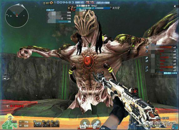 穿越火线晴空来扒新挑战模式泰坦城堡史上最丑的boss