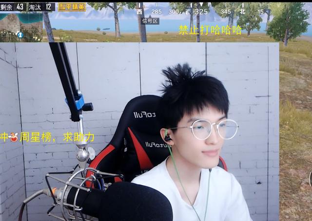 和平精英第一良心主播难言为准时直播顶凤梨头出境