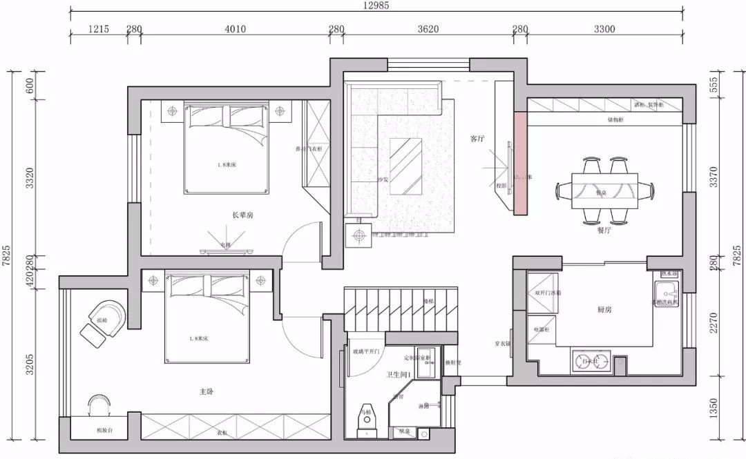家装| 120m小清新北欧风,顶层带阁楼小复式!