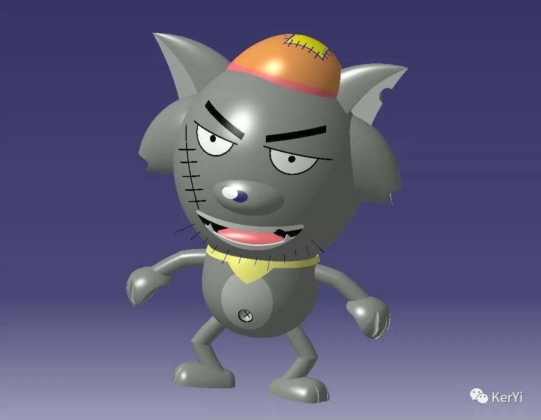 灰太狼catia设计