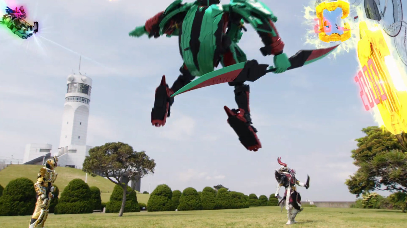 原创假面骑士时王:电王怪人沦为最悲惨怪人,惨被20种骑士必杀技群攻