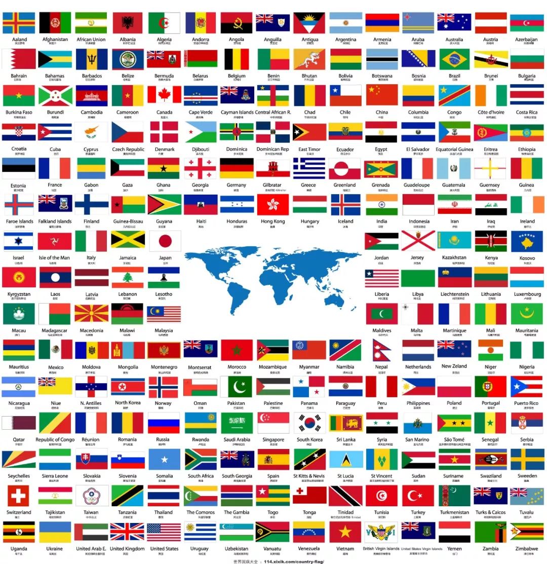 世界各国国旗图片高清图片