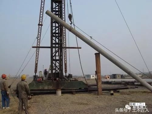 桩基施工24张照片让你了解管桩施工全过程