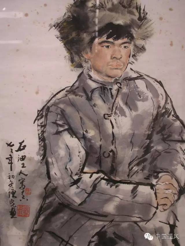方增先人物画百幅欣赏