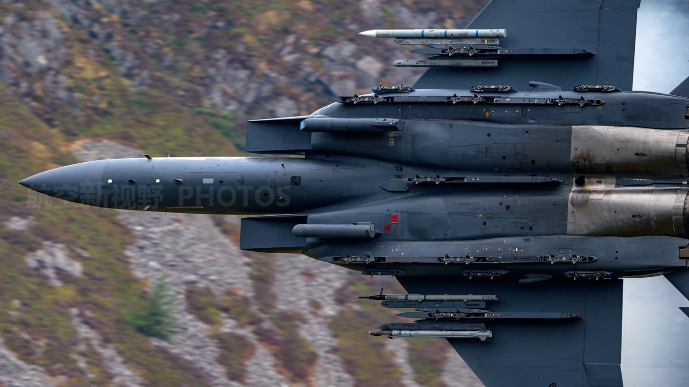 f-15sg超强的挂载能力 250公斤的jdam轻轻松松12枚