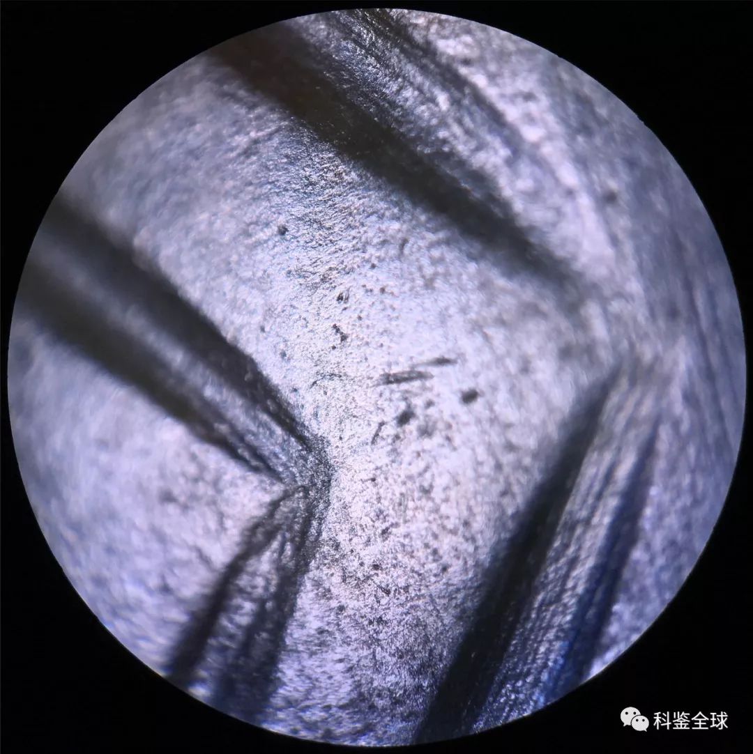 古玉器痕迹鉴定学之玉婵工痕微观痕迹赏析