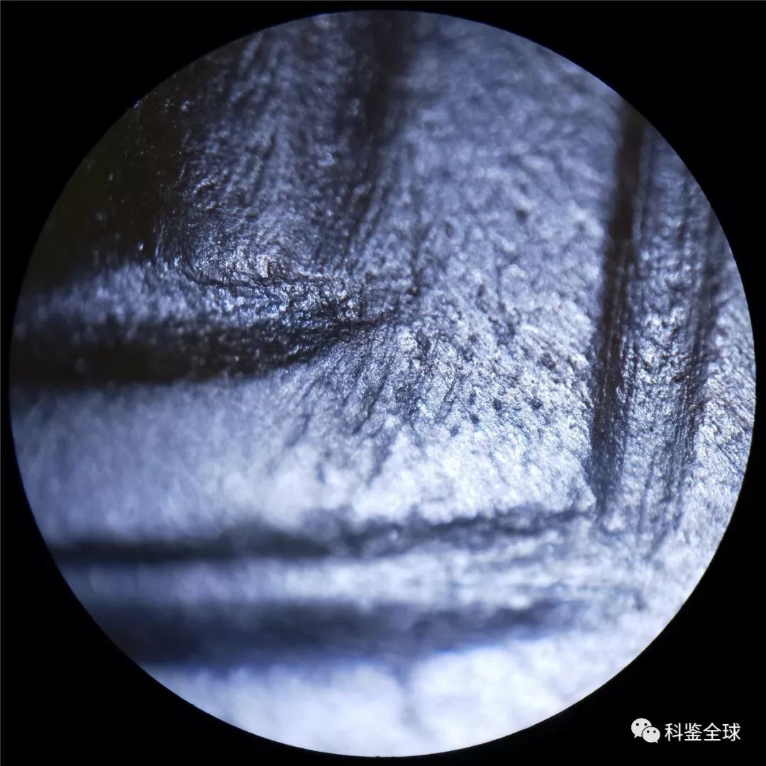 古玉器痕迹鉴定学之玉婵工痕微观痕迹赏析