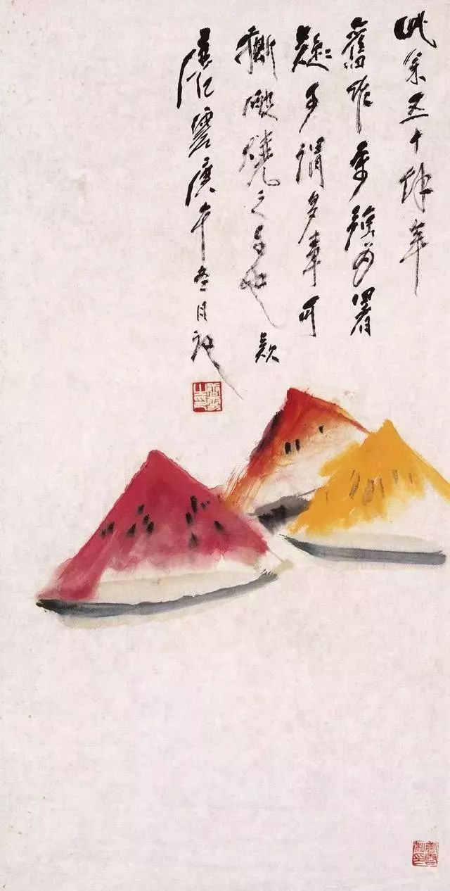 夏天来了名家画西瓜为您解解暑