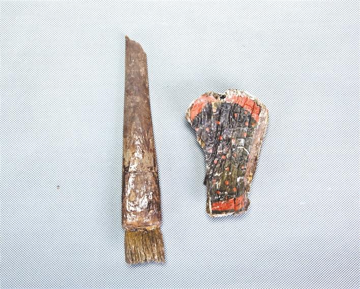 里耶历史深处的那把千年"秦代漆刷"